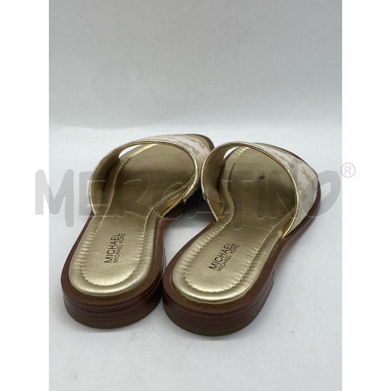SANDALI DONNA MICHAEL KORS ORO | Mercatino dell'Usato Torino c.so traiano 2