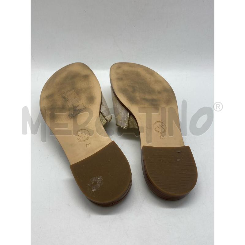 SANDALI DONNA MICHAEL KORS ORO | Mercatino dell'Usato Torino c.so traiano 4