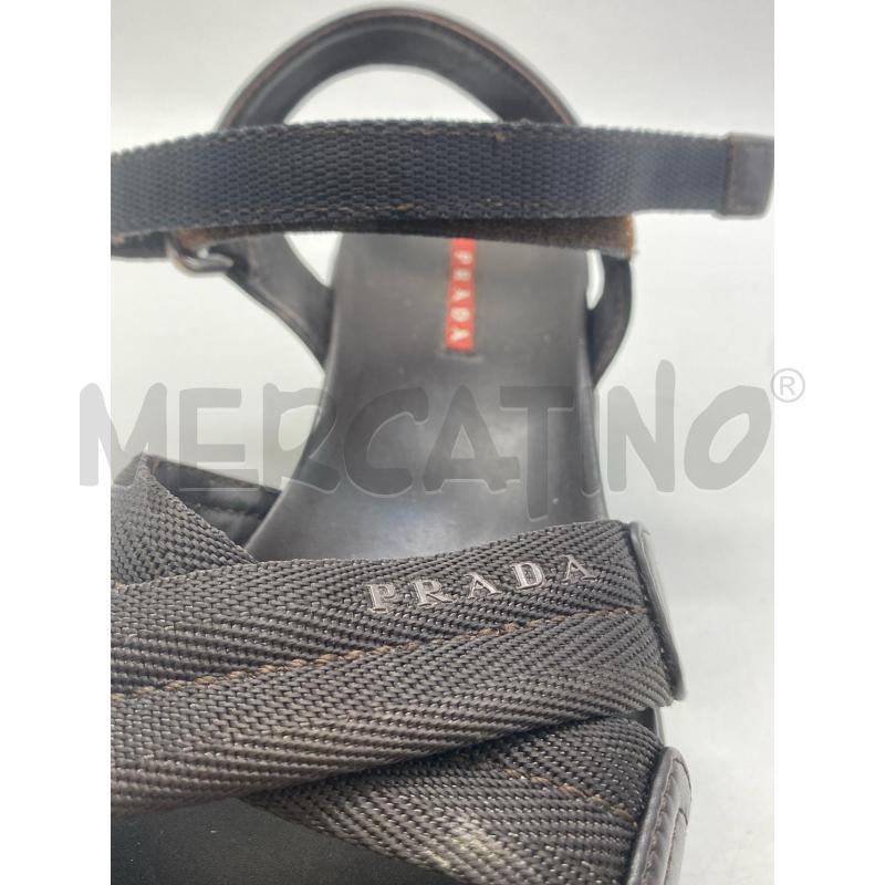 SANDALI DONNA PRADA NER  | Mercatino dell'Usato Torino c.so traiano 5