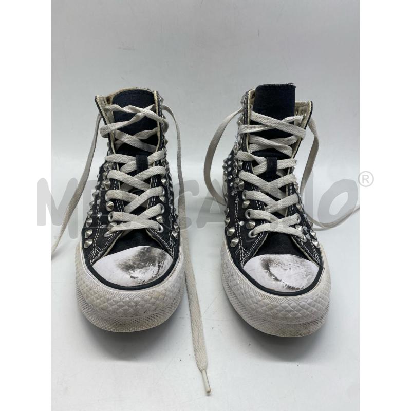 SCARPE DONNA CONVERSE BORCHIATE NERE | Mercatino dell'Usato Torino c.so traiano 1