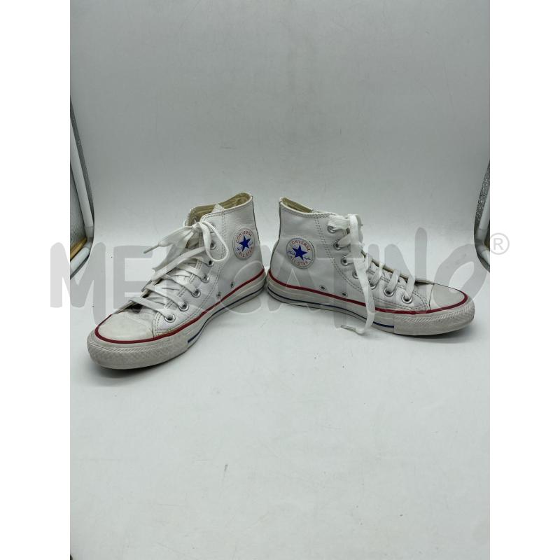 SCARPE DONNA CONVERSE PELLE BIANCA | Mercatino dell'Usato Torino c.so traiano 4