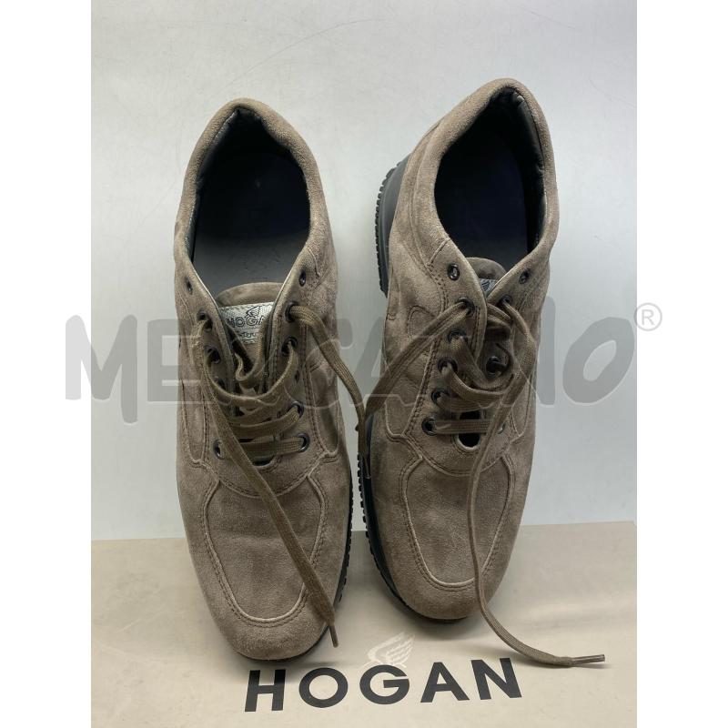 SCARPE DONNA HOGAN CAMOSCIO MARRONE | Mercatino dell'Usato Torino c.so traiano 2