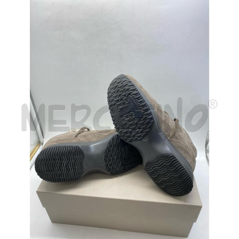 SCARPE DONNA HOGAN CAMOSCIO MARRONE | Mercatino dell'Usato Torino c.so traiano 4