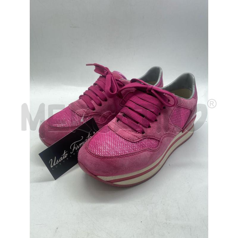 SCARPE DONNA HOGAN CAMOSCIO ROSA | Mercatino dell'Usato Torino c.so traiano 1