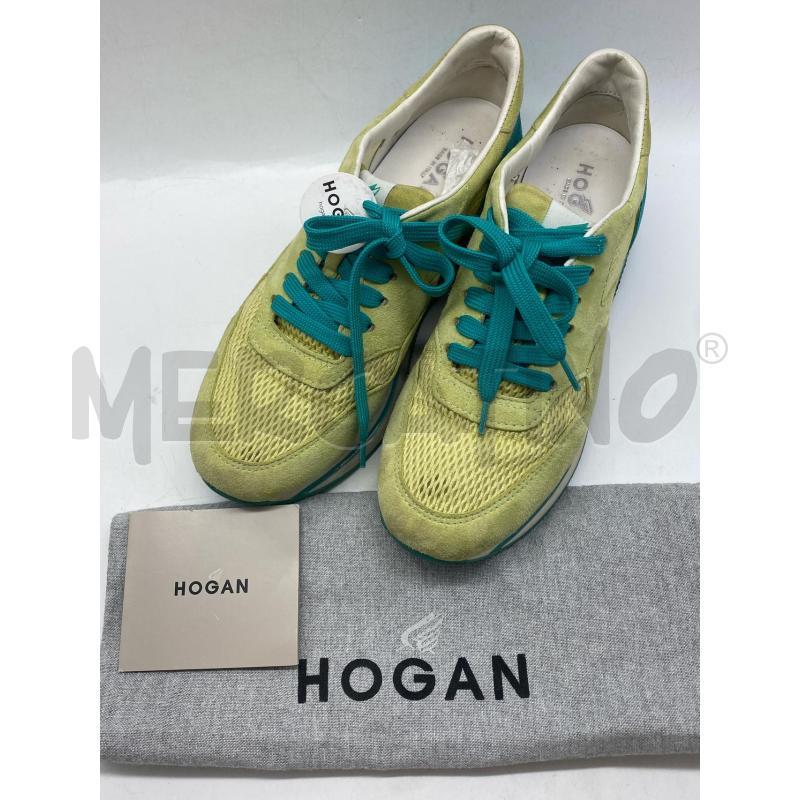 SCARPE DONNA HOGAN VERDE E TURCHESE | Mercatino dell'Usato Torino c.so traiano 2
