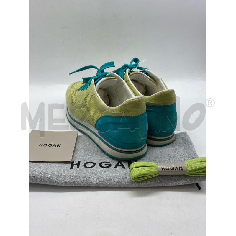 SCARPE DONNA HOGAN VERDE E TURCHESE | Mercatino dell'Usato Torino c.so traiano 3