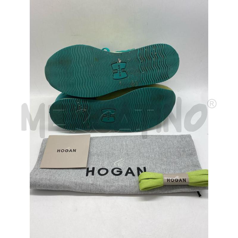 SCARPE DONNA HOGAN VERDE E TURCHESE | Mercatino dell'Usato Torino c.so traiano 4