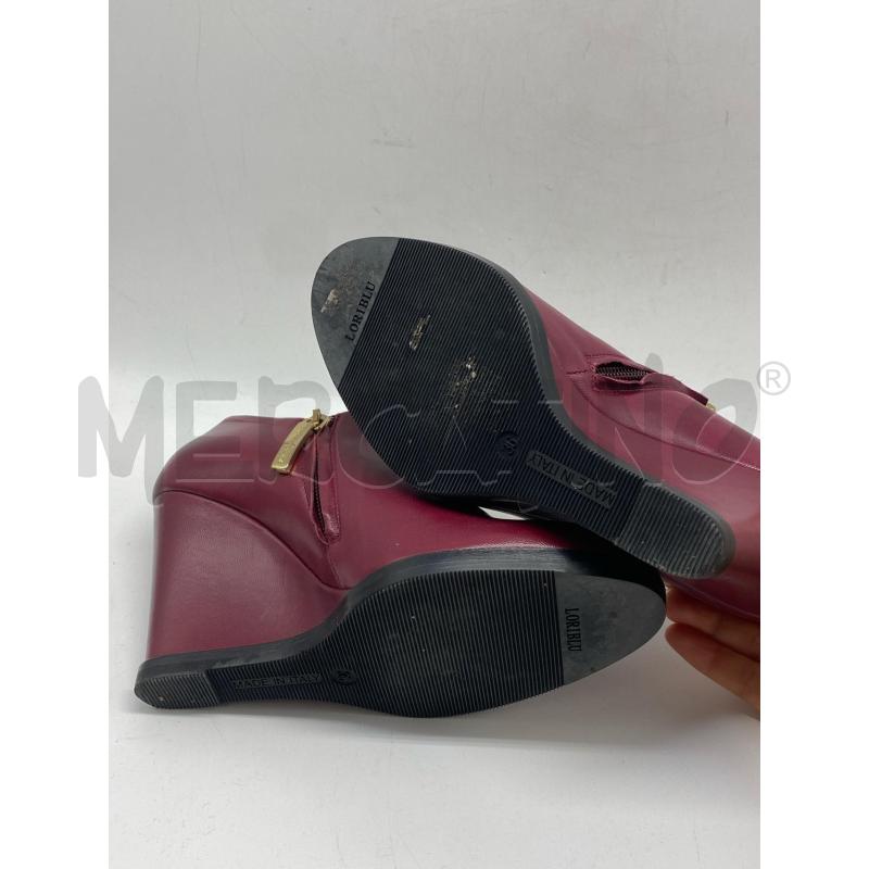 SCARPE DONNA LORIBLU BORDO | Mercatino dell'Usato Torino c.so traiano 4