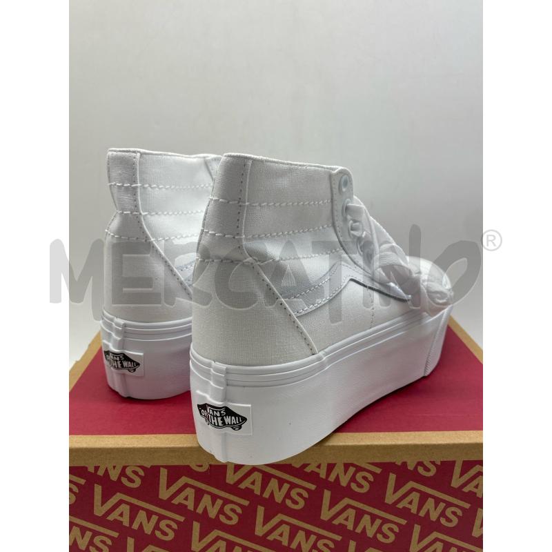 SCARPE DONNA VANS PLATFORM ALTE BIANC | Mercatino dell'Usato Torino c.so traiano 2