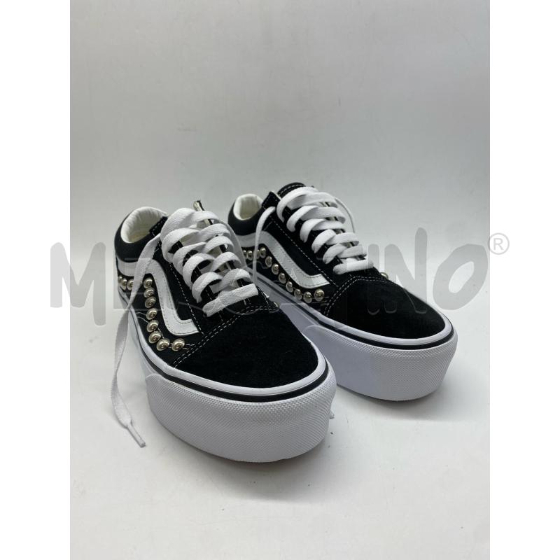 SCARPE DONNA VANS PLATFORM BORCHIE BLACK BASE | Mercatino dell'Usato Torino c.so traiano 1
