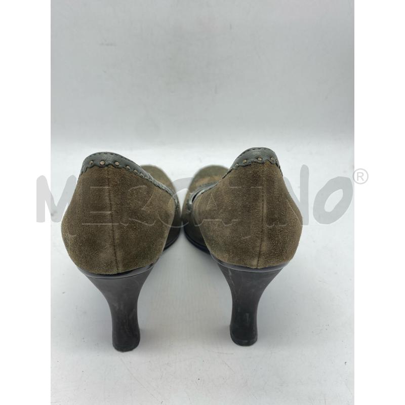 SCARPE TACCHI LUCA STEFANI PELLE VERDE | Mercatino dell'Usato Torino c.so traiano 2