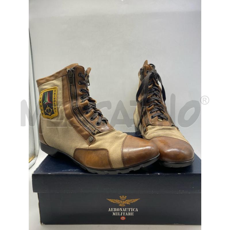 SCARPE UOMO AERONAUTICA MARR BEIGE ALTE  | Mercatino dell'Usato Torino c.so traiano 1