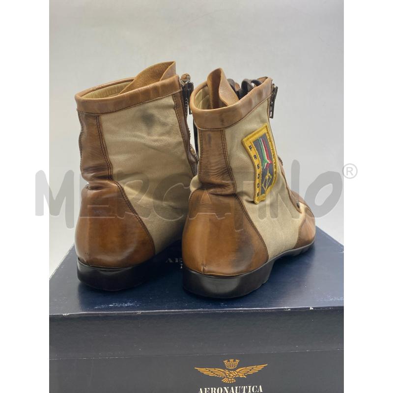 SCARPE UOMO AERONAUTICA MARR BEIGE ALTE  | Mercatino dell'Usato Torino c.so traiano 2