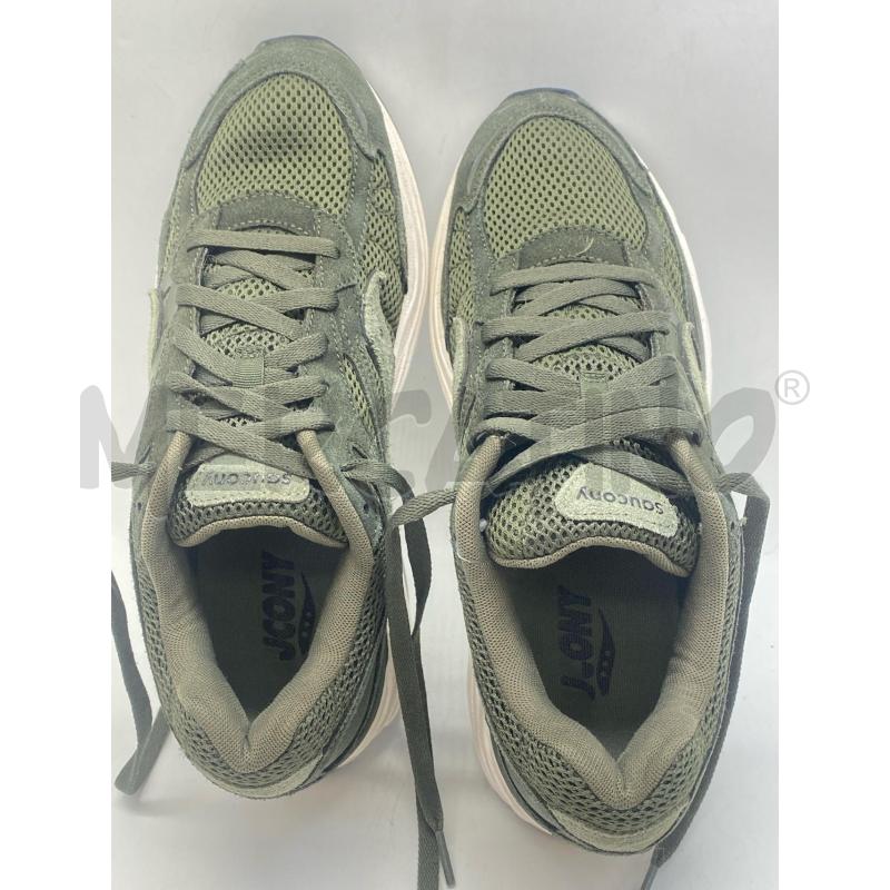 SCARPE UOMO SAUCONY JCONY VERDE  | Mercatino dell'Usato Torino c.so traiano 4