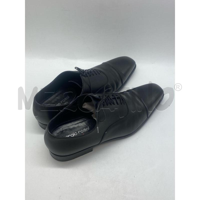 SCARPE UOMO SERGIO ROSSI NER  | Mercatino dell'Usato Torino c.so traiano 4