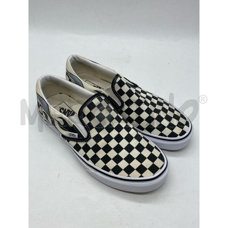 SNEAKERS UOMO VANS QUADRI BIANCO NERO | Mercatino dell'Usato Torino c.so traiano 1