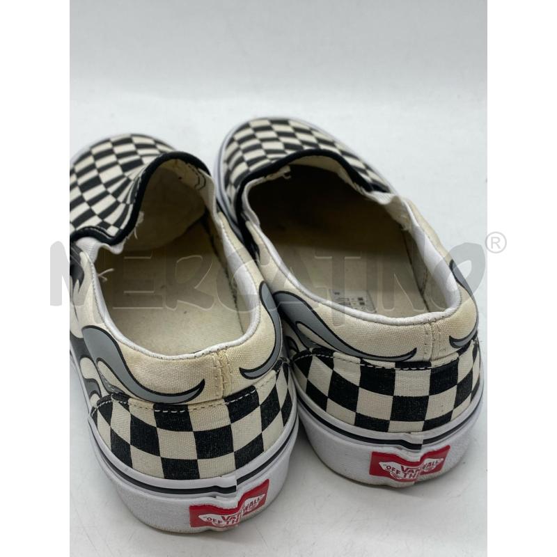 SNEAKERS UOMO VANS QUADRI BIANCO NERO | Mercatino dell'Usato Torino c.so traiano 3