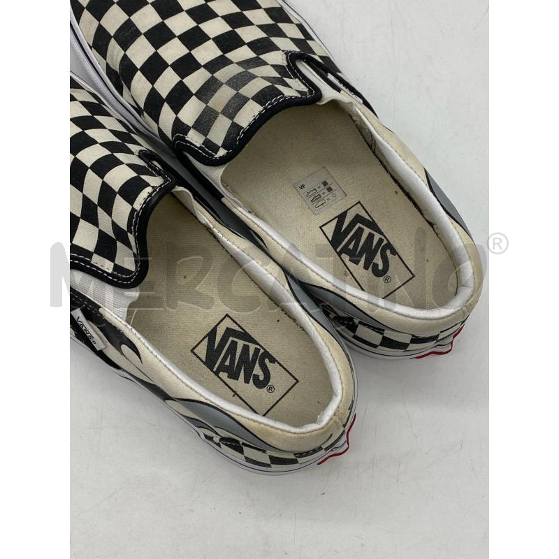 SNEAKERS UOMO VANS QUADRI BIANCO NERO | Mercatino dell'Usato Torino c.so traiano 4