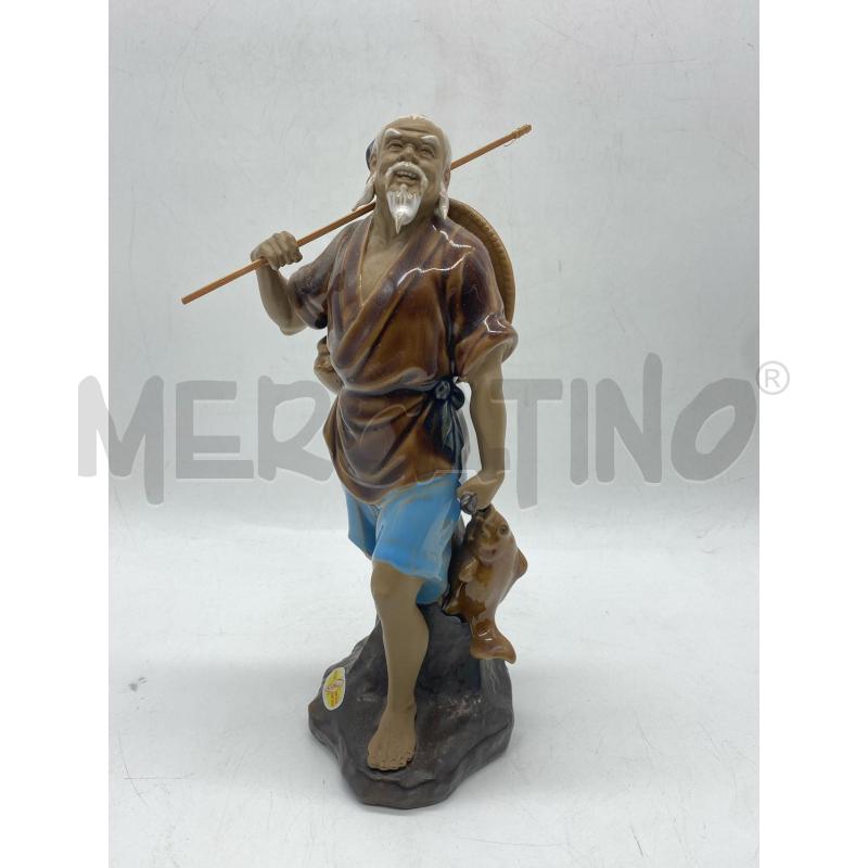 STATUA CERAMICA ORIENTALE | Mercatino dell'Usato Torino c.so traiano 1