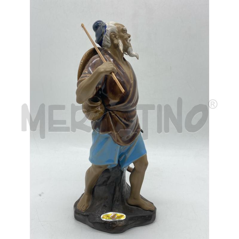 STATUA CERAMICA ORIENTALE | Mercatino dell'Usato Torino c.so traiano 4