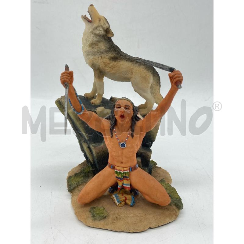 STATUA INDIANO CASTAGNA | Mercatino dell'Usato Torino c.so traiano 1