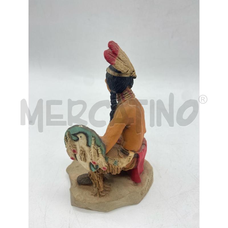 STATUA INDIANO CASTAGNA | Mercatino dell'Usato Torino c.so traiano 3