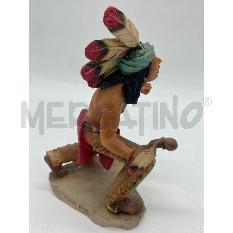 STATUA INDIANO CASTAGNA | Mercatino dell'Usato Torino c.so traiano 4