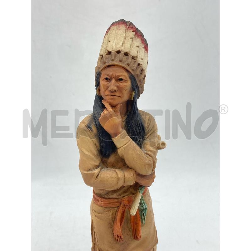STATUA INDIANO CASTAGNA | Mercatino dell'Usato Torino c.so traiano 2