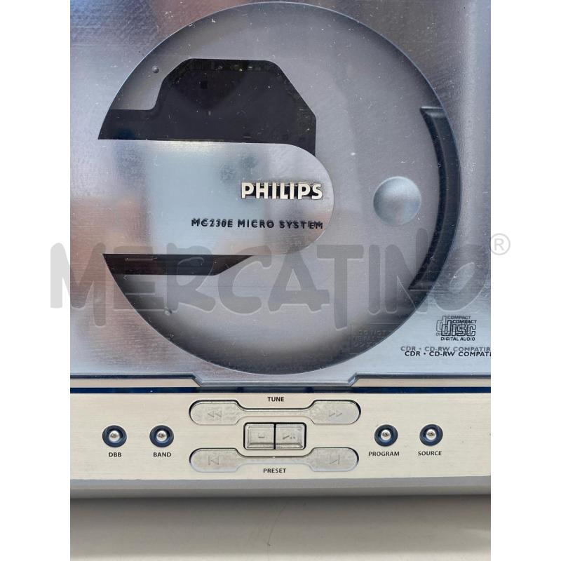 STEREO CD PHILIPS MC 230E | Mercatino dell'Usato Torino c.so traiano 3