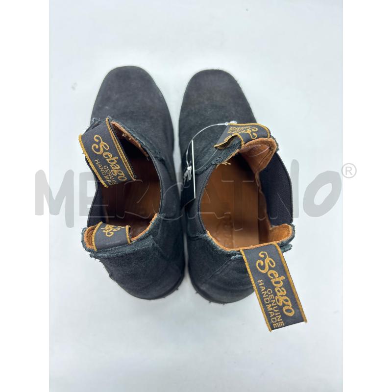STIVALETTI DONNA SEBAGO CAMOSCIO NERO | Mercatino dell'Usato Torino c.so traiano 3