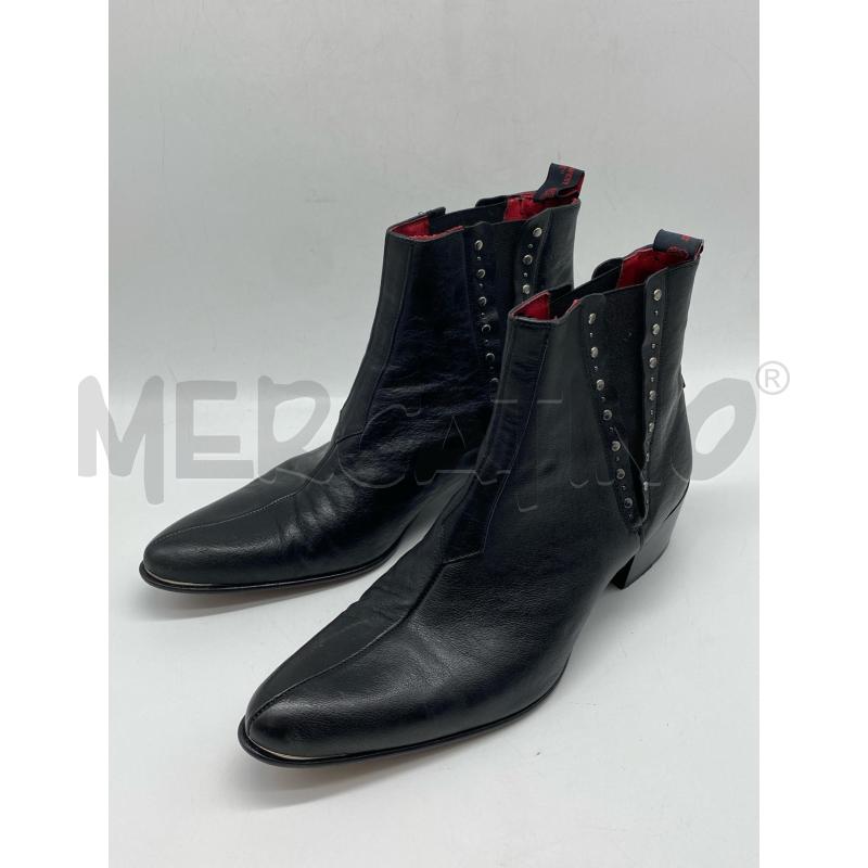STIVALETTI UOMO JEFFREY WEST NERI | Mercatino dell'Usato Torino c.so traiano 2