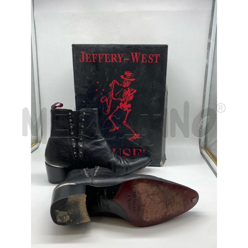 STIVALETTI UOMO JEFFREY WEST NERI | Mercatino dell'Usato Torino c.so traiano 5