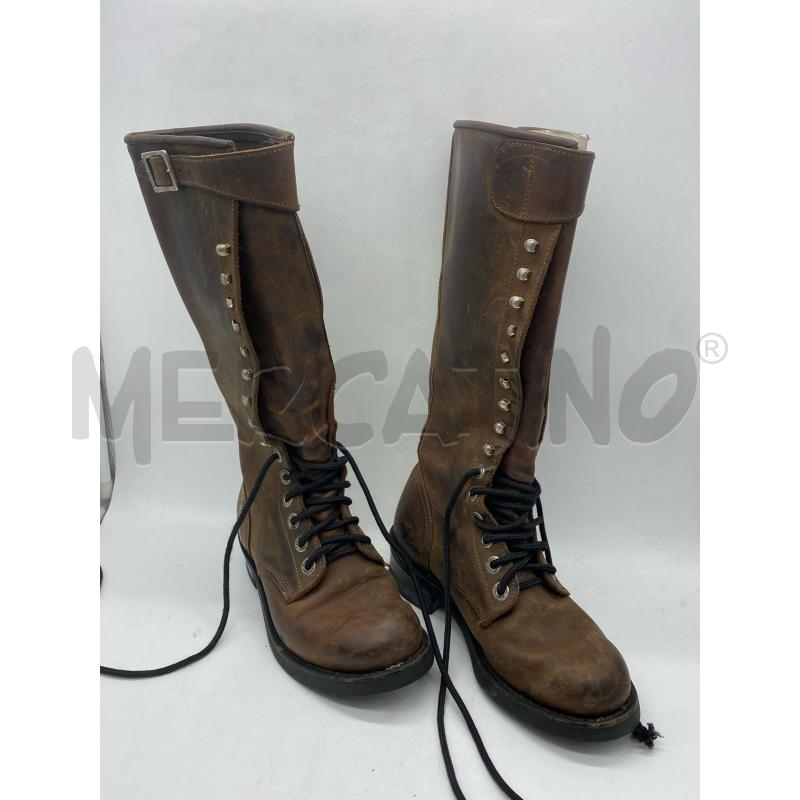 STIVALI DONNA HARLEY DAVIDSON PELLE MARRONE | Mercatino dell'Usato Torino c.so traiano 1