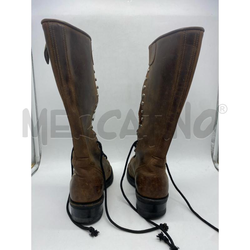 STIVALI DONNA HARLEY DAVIDSON PELLE MARRONE | Mercatino dell'Usato Torino c.so traiano 4