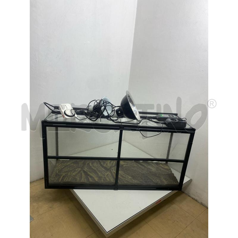 TERRARIO CON ACCESSORI | Mercatino dell'Usato Torino c.so traiano 1