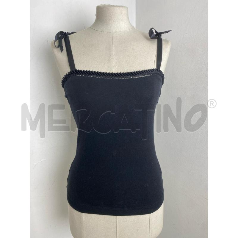 TOP DOLCE & GABBANA NERO CON ZIP | Mercatino dell'Usato Torino c.so traiano 1