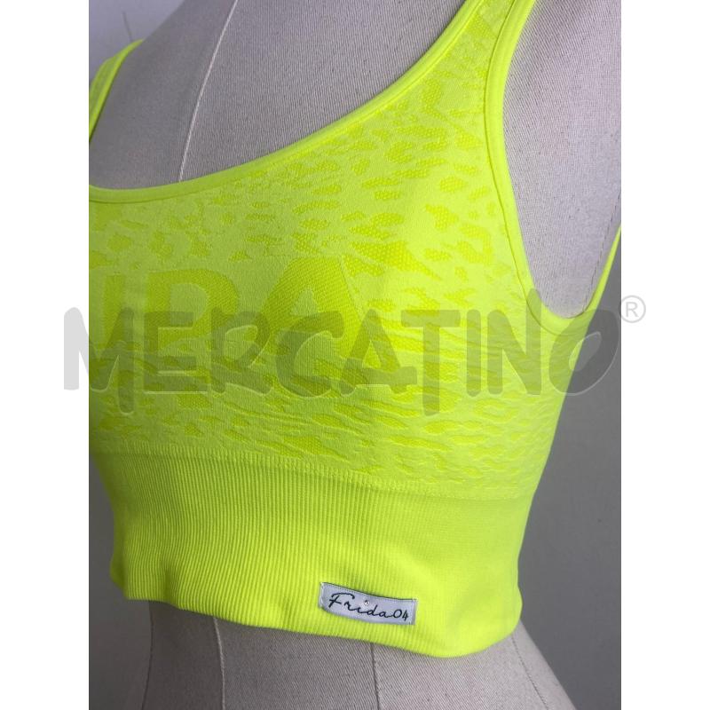 TOP FRIDA04 JUNGLE SENSIL GIALLO FLUO | Mercatino dell'Usato Torino c.so traiano 2