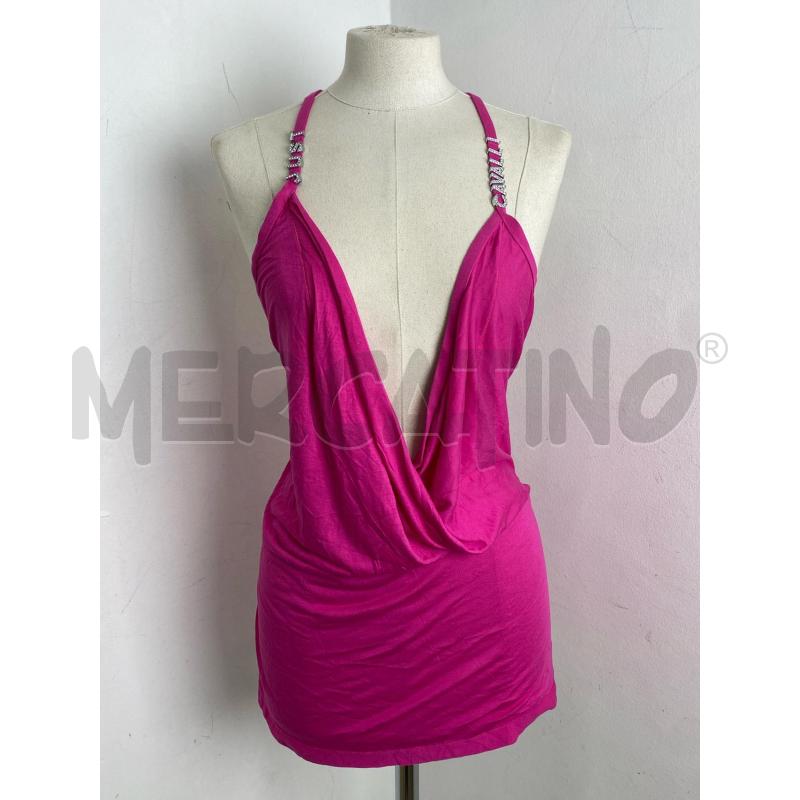 TOP JUST CAVALLI FUCHSIA  | Mercatino dell'Usato Torino c.so traiano 1