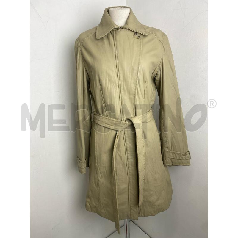 TRENCH DONNA MNG PELLE BEIGE | Mercatino dell'Usato Torino c.so traiano 1