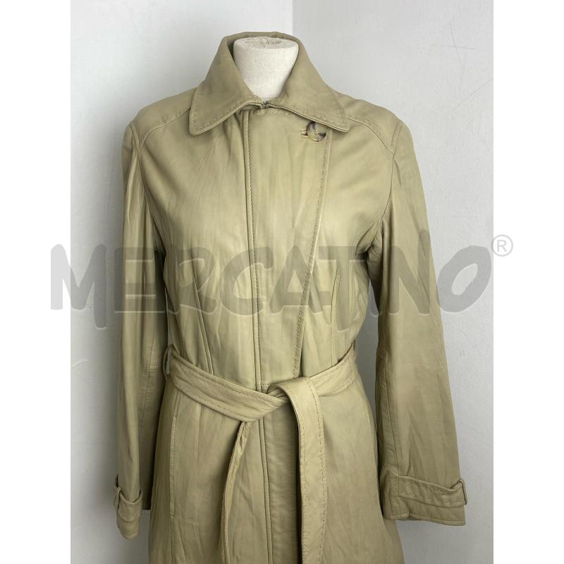 TRENCH DONNA MNG PELLE BEIGE | Mercatino dell'Usato Torino c.so traiano 2