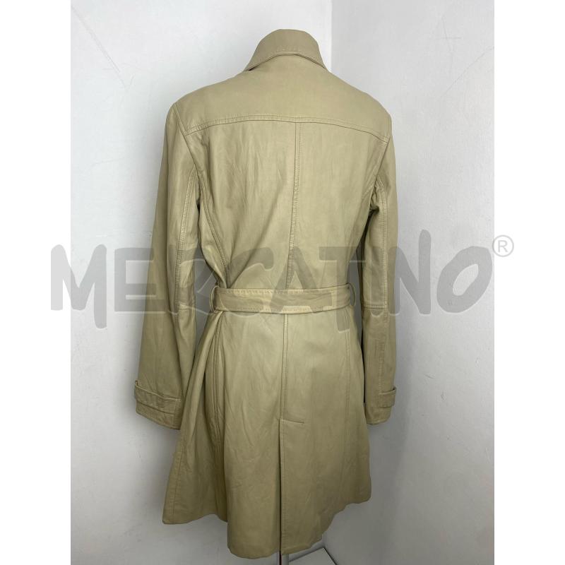 TRENCH DONNA MNG PELLE BEIGE | Mercatino dell'Usato Torino c.so traiano 3