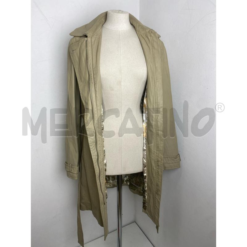 TRENCH DONNA MNG PELLE BEIGE | Mercatino dell'Usato Torino c.so traiano 5