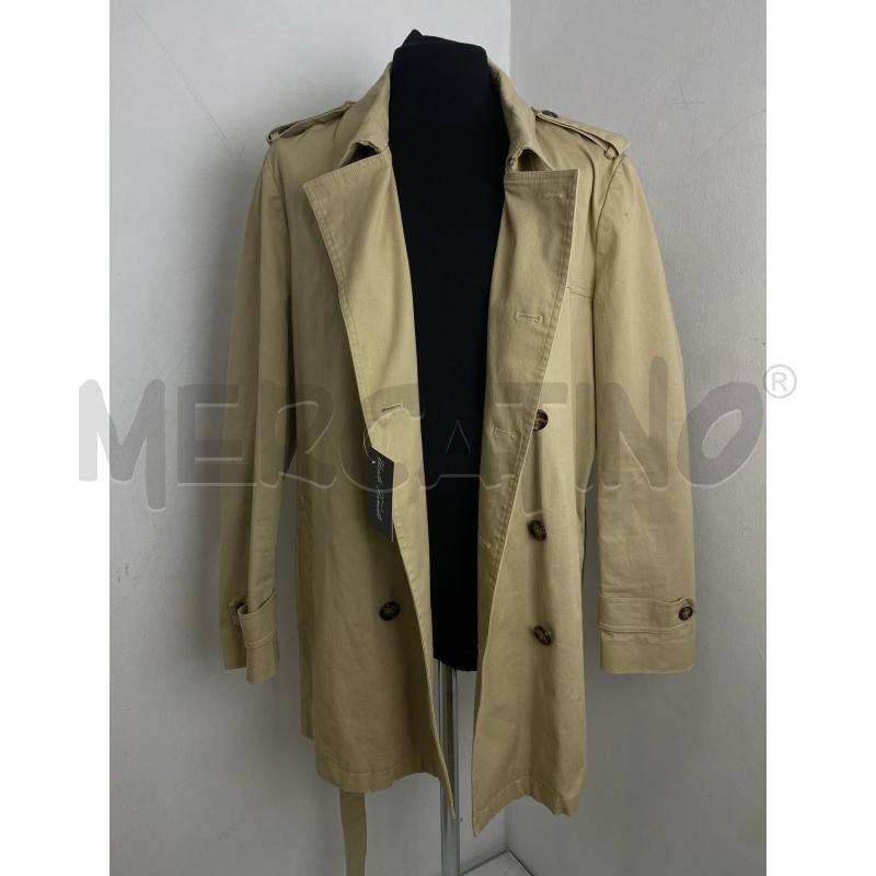 TRENCH UOMO CALVIN KLEIN BEIGE  | Mercatino dell'Usato Torino c.so traiano 1