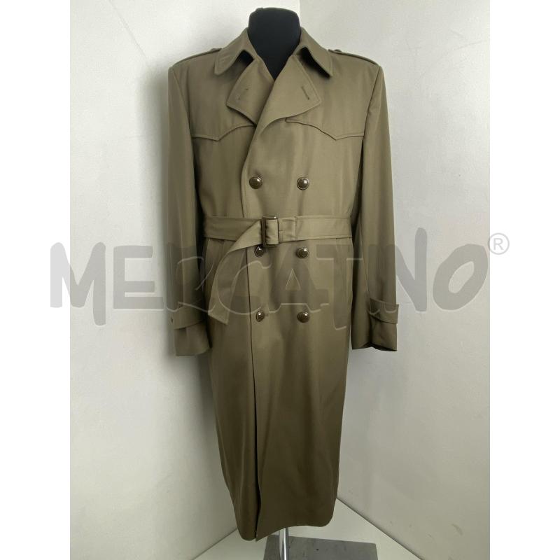 TRENCH UOMO ESERCITO ITALIANO VERDE SCURO | Mercatino dell'Usato Torino c.so traiano 1