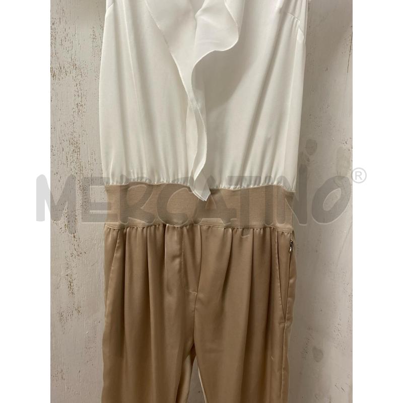 TUTA DONNA PATRIZIA PEPE BIANC BEIGE  | Mercatino dell'Usato Torino c.so traiano 2