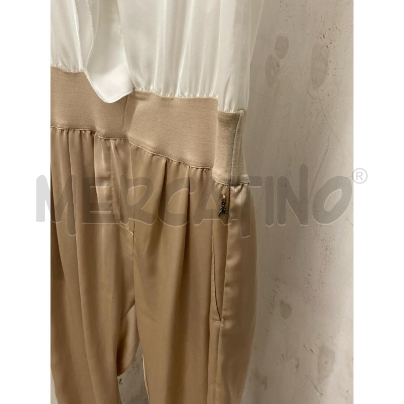 TUTA DONNA PATRIZIA PEPE BIANC BEIGE  | Mercatino dell'Usato Torino c.so traiano 4