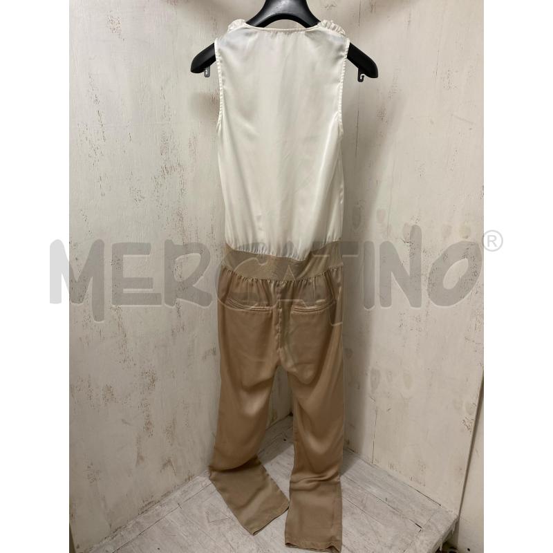 TUTA DONNA PATRIZIA PEPE BIANC BEIGE  | Mercatino dell'Usato Torino c.so traiano 5