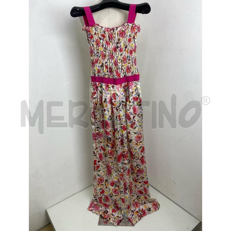 TUTA DONNA TWIN SET BIANC FUCHSIA FIOR | Mercatino dell'Usato Torino c.so traiano 1
