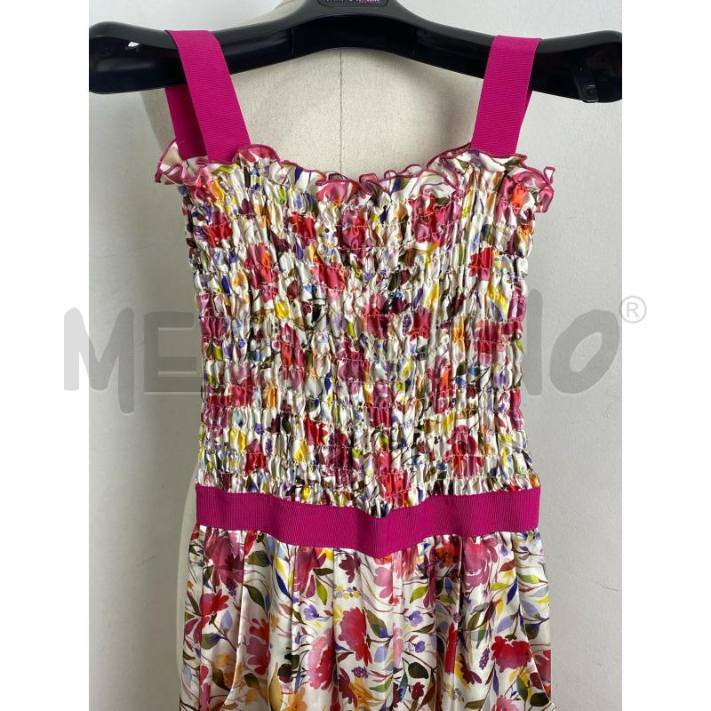 TUTA DONNA TWIN SET BIANC FUCHSIA FIOR | Mercatino dell'Usato Torino c.so traiano 2