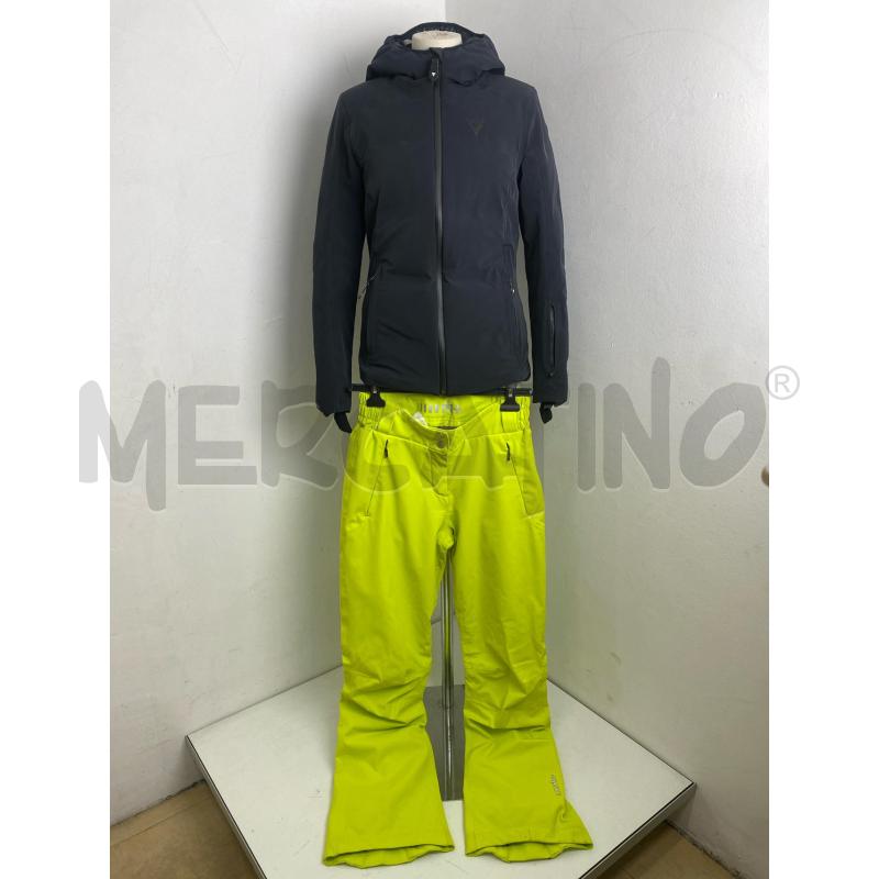 TUTA SCI DAINESE GIACCA NER+PANTAL LIME | Mercatino dell'Usato Torino c.so traiano 1